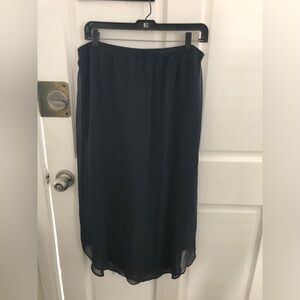 Joe Fresh Dark Navy Blue Skirt Medium